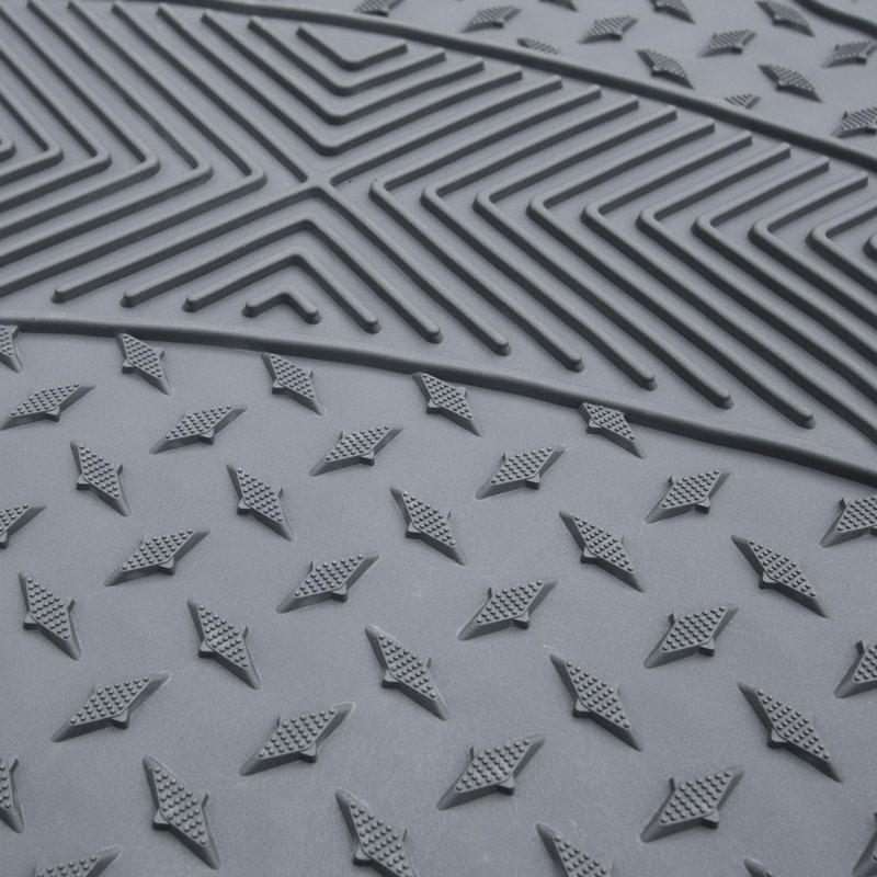 Tapis de sol antidérapant Yfke ClimaProof, Gris