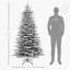 6.5FT Snow Flocked Artificial Christmas Tree