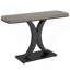 Console compacte, table de vestibule de style industriel moderne, table de canapé robuste
