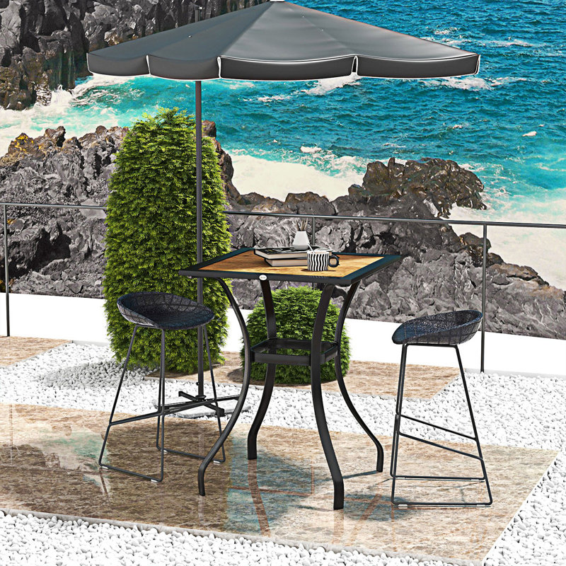 Oberry 28" Outdoor Dining Table