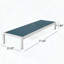 Chaise longue Cape Coral KD avec sièges en filet et roulettes-69038880