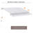 10' X 8' Patio Sunshade Awning - Heat Reducing, Protection, Water-, Manual Operated, Aluminum Frame, Beige Balcony & Water- Fabric, Crank, Structure