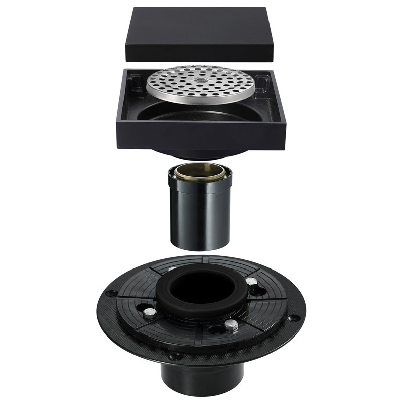 4'' W Tile-In, Matt Black