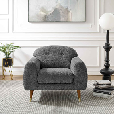 Elishah 96Cm Wide Tufted Armchair