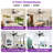 52" Modern 3CCT Dimmable LED Ceiling Fan with Remote Control, Double-Sided Blades, 6-Speed Reversible DC Motor, Timer-230954279