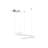 28 - Light Dimmable LED Linear Chandelier