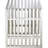 Modway Small Stainless Steel Gridiron Bench