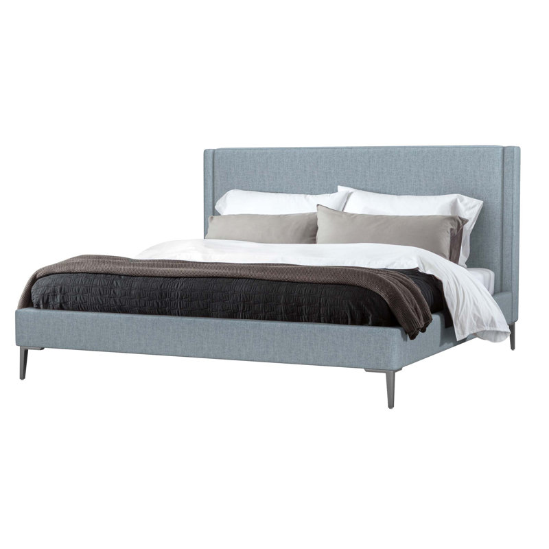 Izzy Upholstered Bed, King, Marsh