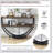 Rustic Industrial Design Demilune Shape Textured Metal Distressed Wood Console Table