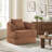 Oversized Upholstered Convertible Accent Barrel Chair-1364856245