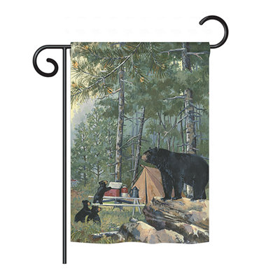 Double Sided Polyester Animal Garden Flag