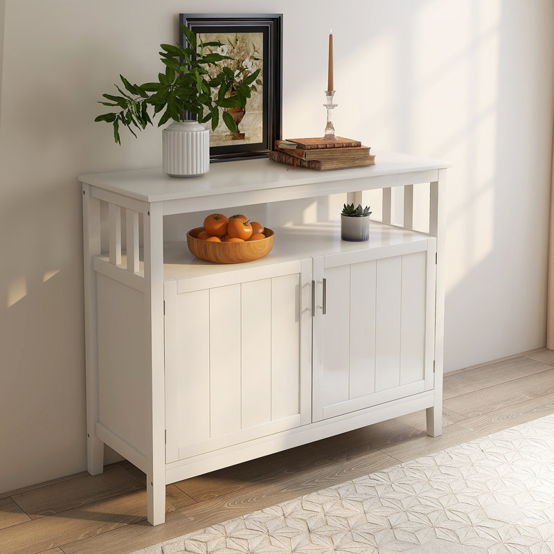 Buffet de 39,96 po de largeur Urquhart, Blanc