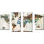"World of Wonders", ensemble de 4 reproductions sur toile-63562858