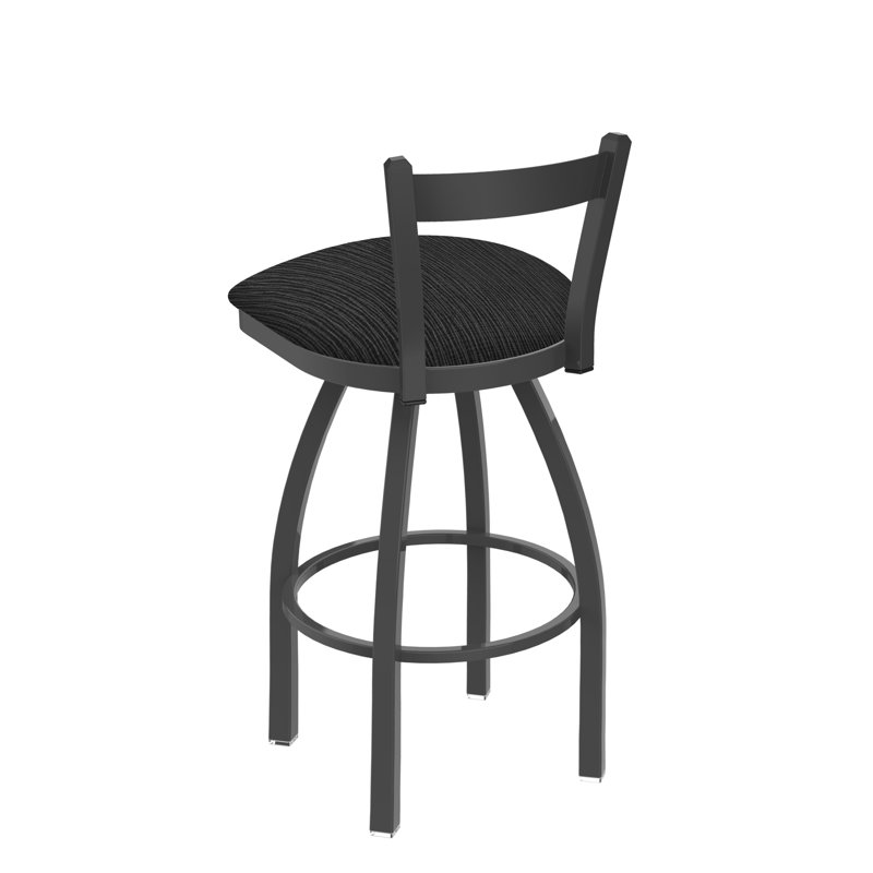 Tabouret de bar 821 Catalina, Charbon graphique, Étain, Tabouret de bar (assise de 30 po de hauteur)