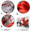 Red Grey Botanical Symphony I - Abstract Botanicals, reproduction d'art sur métal-791487571