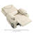 Oversized Lift Chair Lay Flat 74.2" Length, Large Power Lift Recliner For Elderly, Extra Wide Heated Massage Chair For Big And Tall In 25" Seat Width, 400 Lbs-2137936543