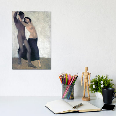 An Afro-European Couple Of Dancers, C.1903 by Otto Muller - Wrapped Canvas Print