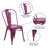 Lily Metal Stackable Side Chair -1821056083
