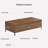 Rectangular solid wood storage coffee table-110328918