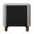 Grey Boucle 2-Drawer Upholstered Nightstand