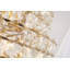 Lustre 56 lumières en laiton avec cristaux transparents suspendus-1542254634