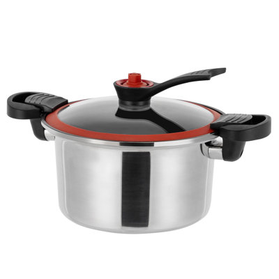 YYBUSHER 1.9 Quarts Non-Stick Stainless Steel Micro Pressure Cooker