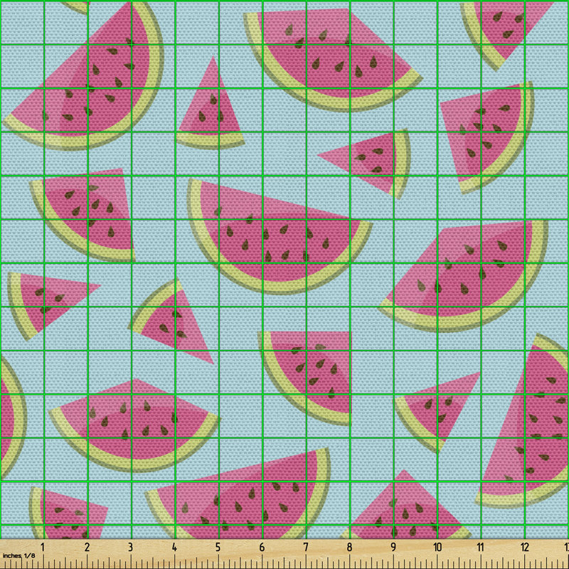 Chloye Summer Watermelon Cartoon Multi-Purpose Fabric