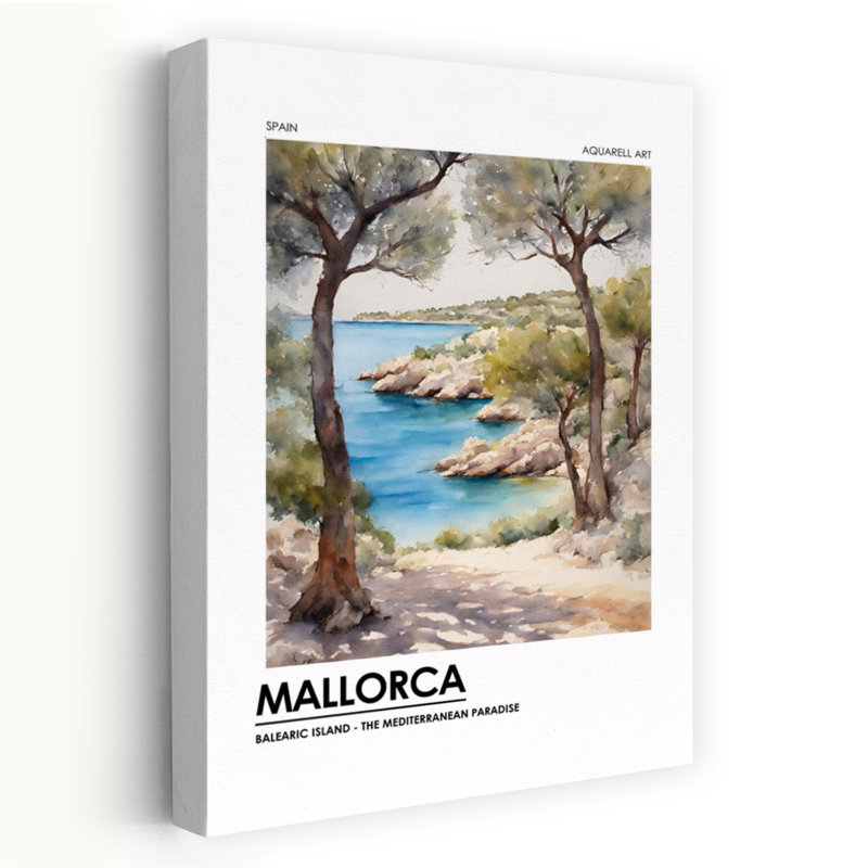 Impression sur art mural, Mall Coast Coastal Peaceful Serene Tranquil Coastal Landscape, H 60 po x l 40 po