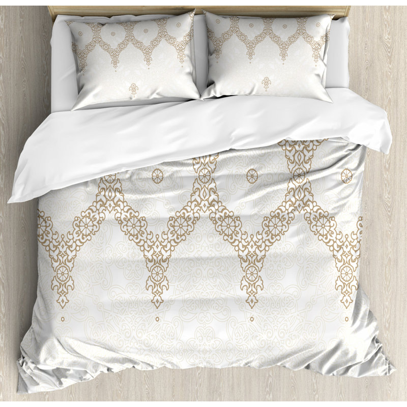 Eclectic Polyester Duvet Cover, Queen Duvet Cover + 2 Pillow Sham