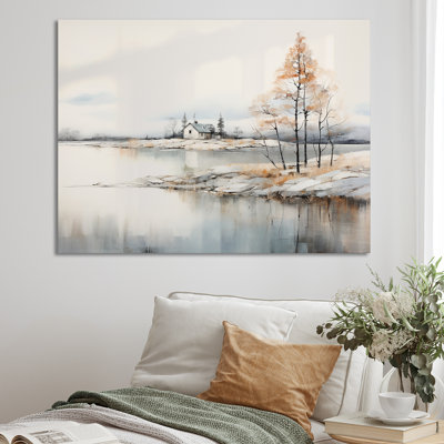«Modern Scandinavian Scenery Silence» sur impression sur toile