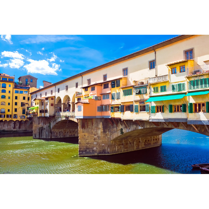 Old Bridge by ISailorr - Wrapped Canvas Print, 30cm H x 46cm W