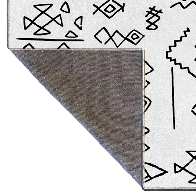 Tapis en coton Mireya, Tapis de couloir 3 pi 3 po x 9 pi 2 po