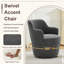 Fauteuil demi-tonneau pivotant avec rangement 360 °-403601803
