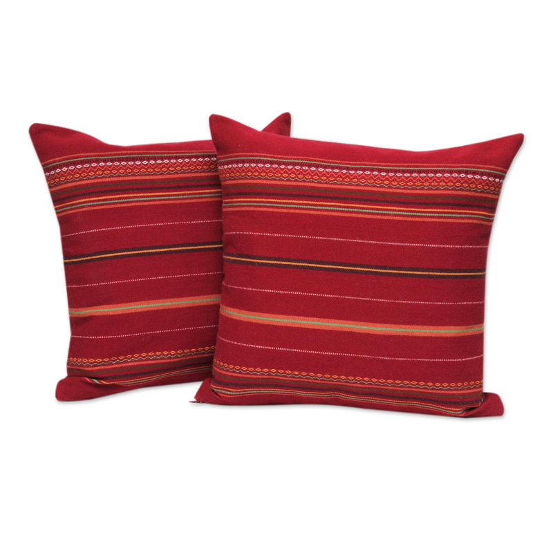 Housse de coussin tissée à la main