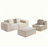 Convertible Corduroy Sectional Couch With Ottoman & Pillows, Modular L Shaped Sleeper Sofa, Boneless Cloud Couch For Living Room Furniture-1068938555