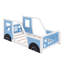 Classic Car-Shaped Platform Bed With Wheels