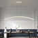 Afiq 3 -Light Single Bulb LED Pendant