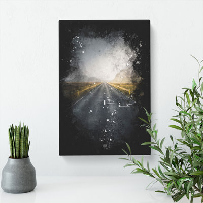 The Open Road Vol.6 Paint Splash - Wrapped Canvas