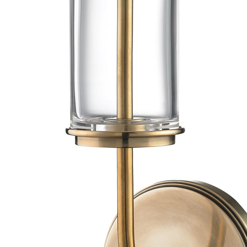 Wentworth 1 - Light Armed Sconce, Aged Brass