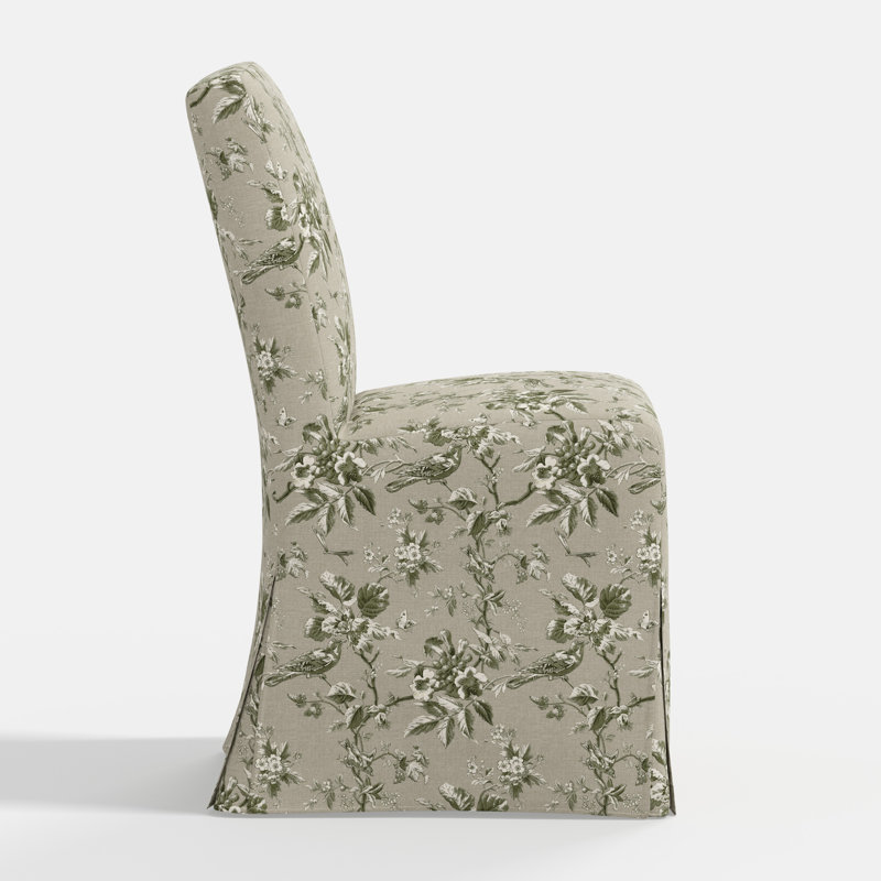 Stoffer Home x Cloth and Co. Lindy Dining Chair, Michigan Bird Toile Olive
