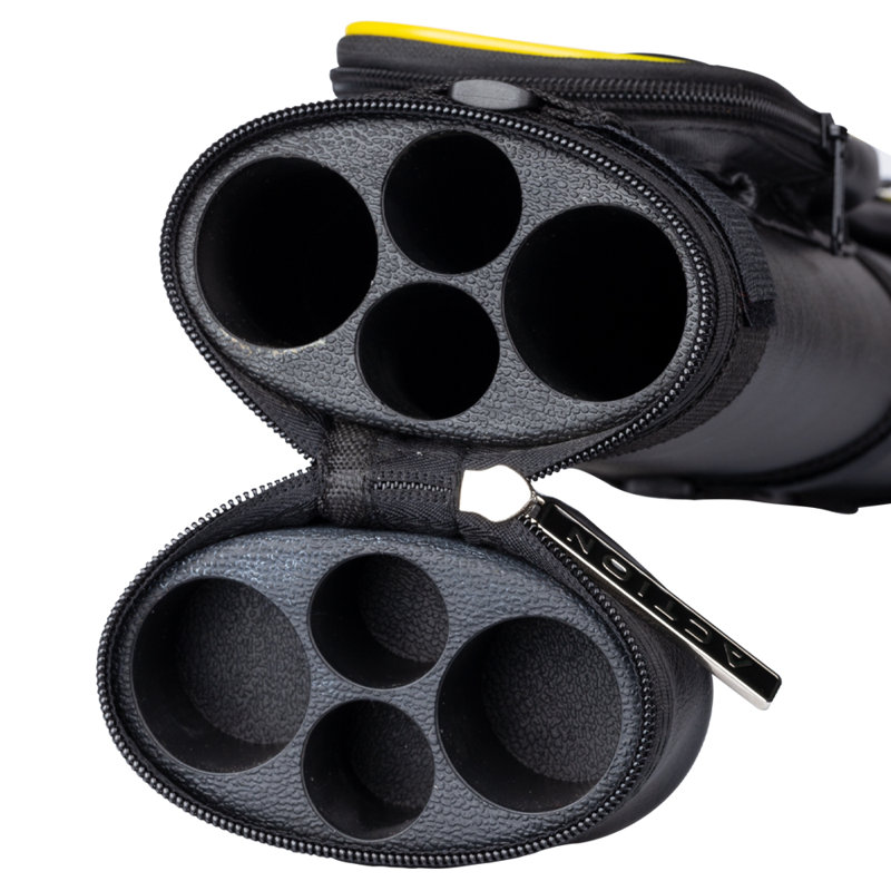 Action Piping ACP22 2x2 Hard Pool Cue Case Billiard Stick Bag Billiards Cues, Black/Blue