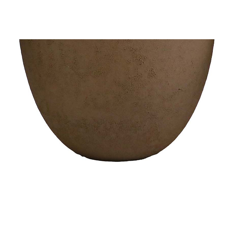 CERAMIC VASE, Brown, overall height- 28cm