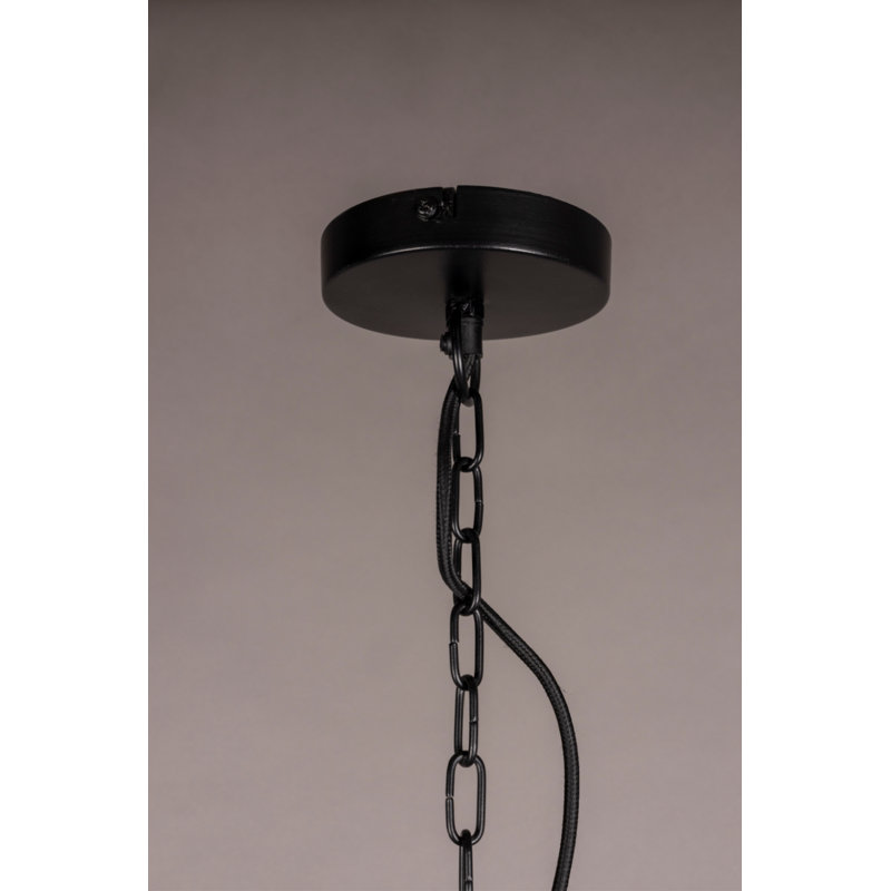 1 - Light Pendant, Black, 70" H x 28" W x 28" D