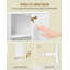 Bathroom Storage Cabinet, Slim Bathroom Floor Cabinet with 2 Door and Adjustable Shelf, Wooden Freestanding Storage Unit for Living Room Dining Kitchen, 20 x 38 x 90 cm, White 