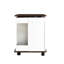 360 Rotating Adjustable Lift - Top Side Table, Practical End Table With Storage, Smooth , Rounded Edges For Living Room Decor And Lockable Corners Home