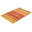 Tapis unique rouge / or noué à la main 4 pi 1 po x 6 pi 2 po Tylen