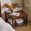 Solid Wood Square End Table