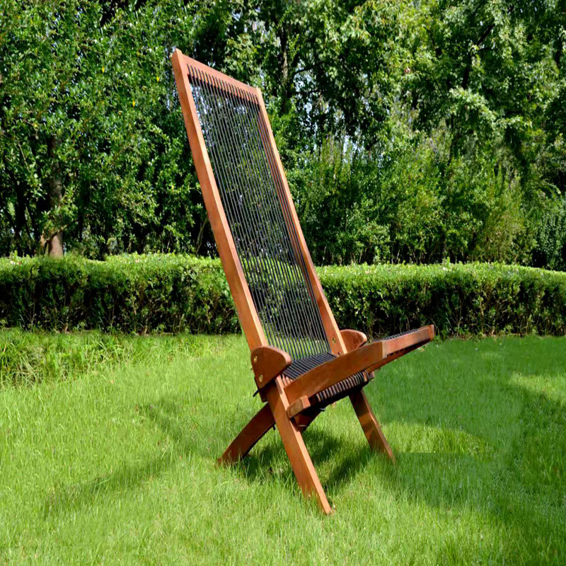 Chaise pliante en bois