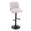 Neshay Swivel Adjustable Height Upholstered Bar Stool-117757534