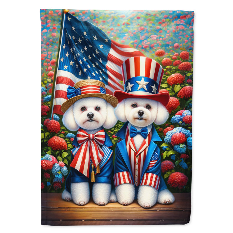 Drapeau «All American House», Bichon frisé